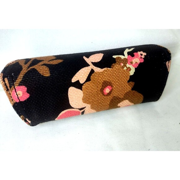 Spartina 449 Black Pink Floral Magnetic Eyeglasses Sunglasses Fabric Case EMPTY - Picture 4 of 5